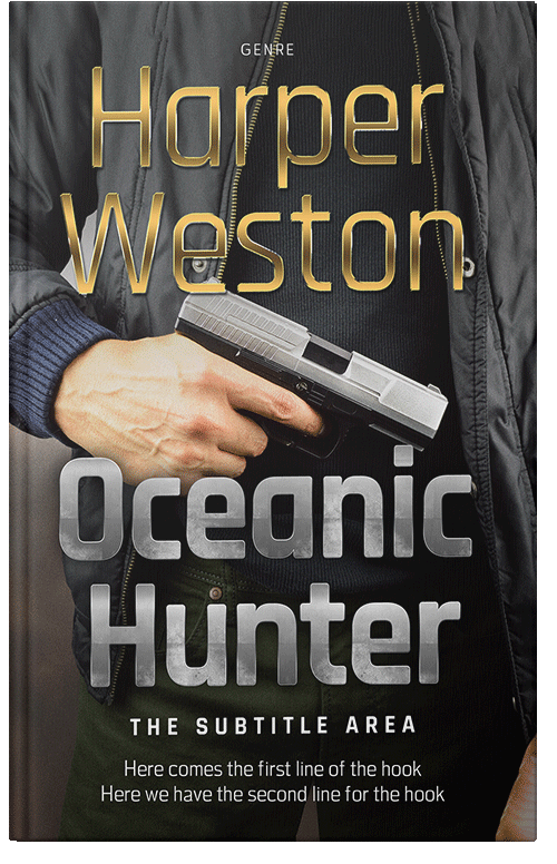 Front view of Premade Mystery & Thriller & Suspense Book Cover - Rodeo Dust