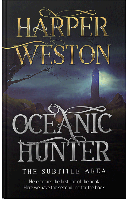 Front view of Premade Fantasy Book Cover - Woodsmoke