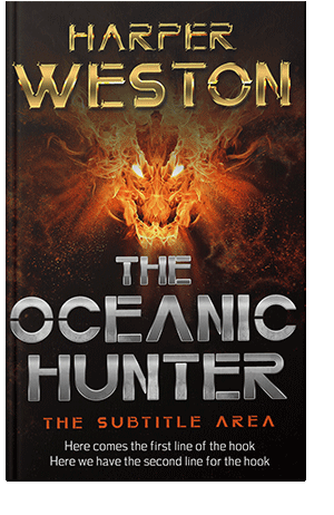 Pre Made Book Cover Antique Brass