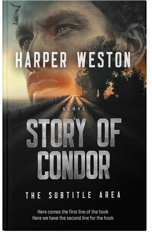 Front view of Premade Mystery & Thriller & Suspense Book Cover - Indian Khaki