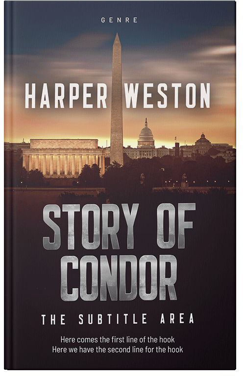 Front view of Premade Mystery & Thriller & Suspense Book Cover - Rodeo Dust