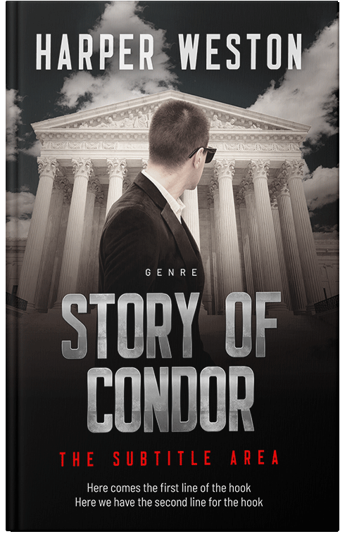 Front view of Premade Mystery & Thriller & Suspense Book Cover - Cocoa Brown