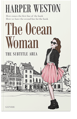 Pre Made Book Cover Taupe