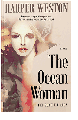 Pre Made Book Cover Woody Brown