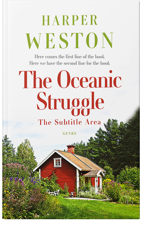 Front view of Premade Literary Fiction Book Cover - Sushi