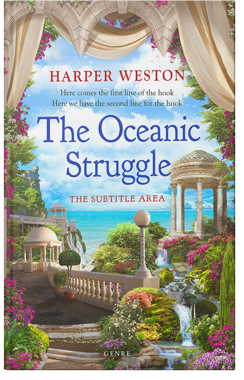 Front view of Premade Literary Fiction Book Cover - Pumice