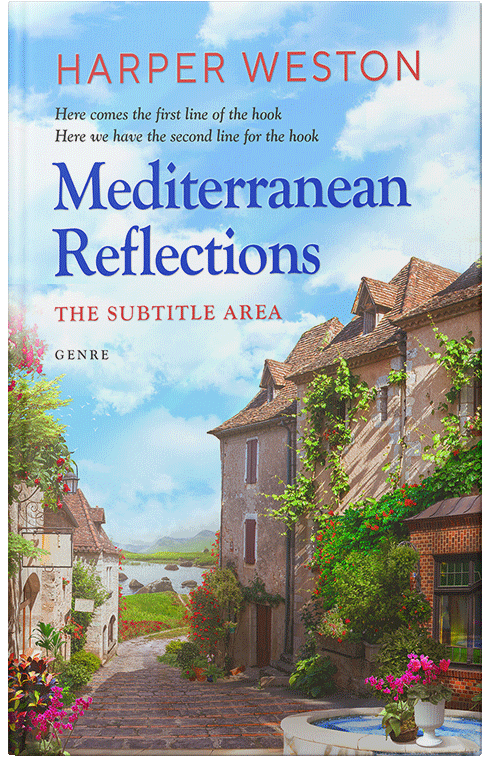 Front view of Premade Literary Fiction Book Cover - Jagged Ice