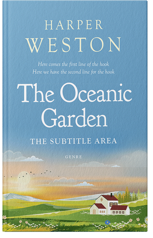 Front view of Premade Literary Fiction Book Cover - Glacier