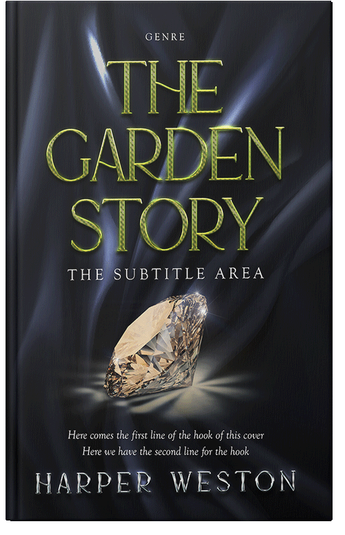 Front view of Premade Royal Romance Book Cover - Woodsmoke