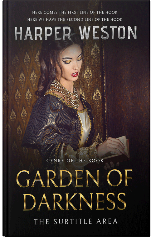 Front view of Premade Historical Book Cover - Gondola