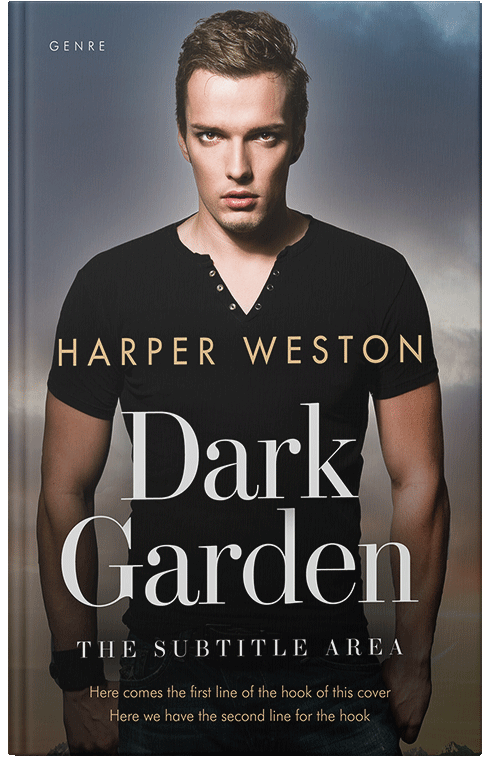 Front view of Premade Teen & Young Adult Book Cover - Shark