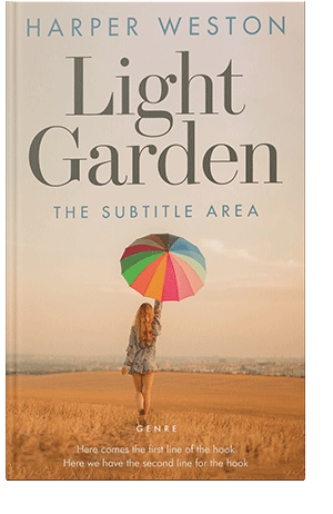 Pre Made Book Cover Stark White