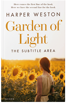 Pre Made Book Cover Brown Tumbleweed