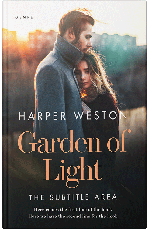 Front view of Premade Romance Book Cover - Cameo