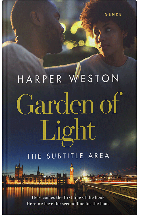 Front view of Premade Romance Book Cover - Charade