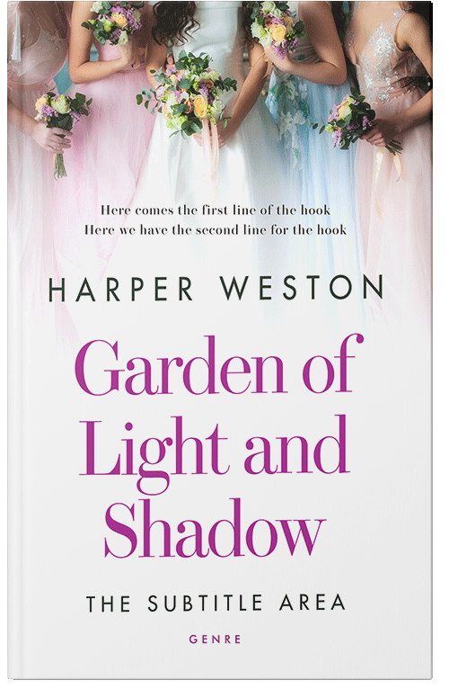 Front view of Premade Chick Lit Book Cover - Ebb