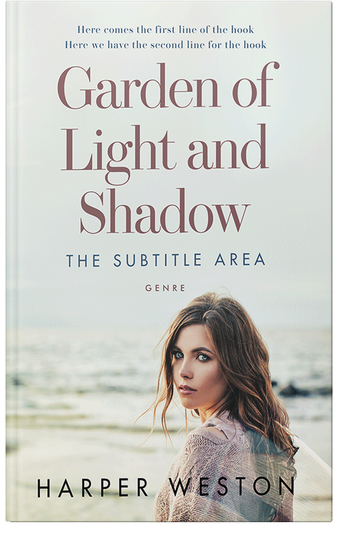 Front view of Premade Romance Book Cover - Gray Nurse