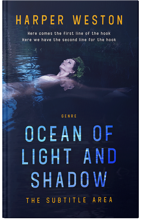 Front view of Premade Mystery & Thriller & Suspense Book Cover - Black Pearl