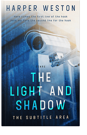 Pre Made Book Cover Periglacial Blue