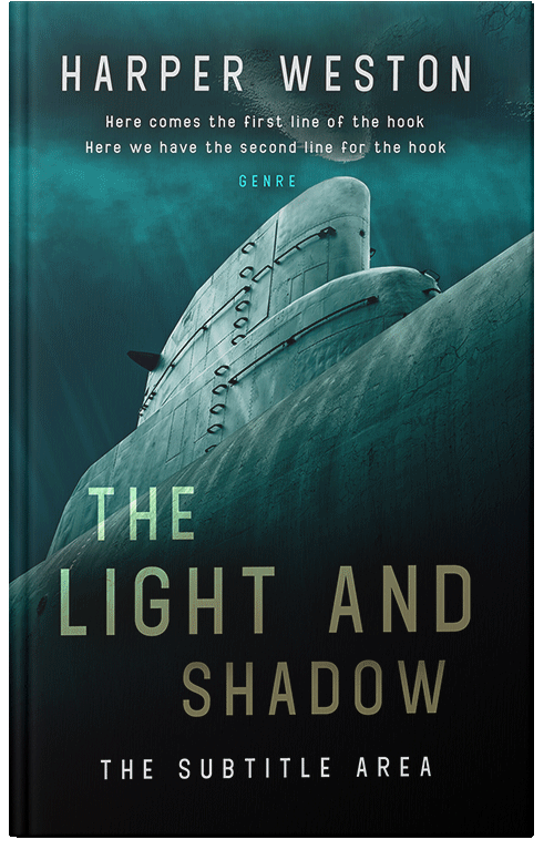 Front view of Premade Mystery & Thriller & Suspense Book Cover - Black Pearl