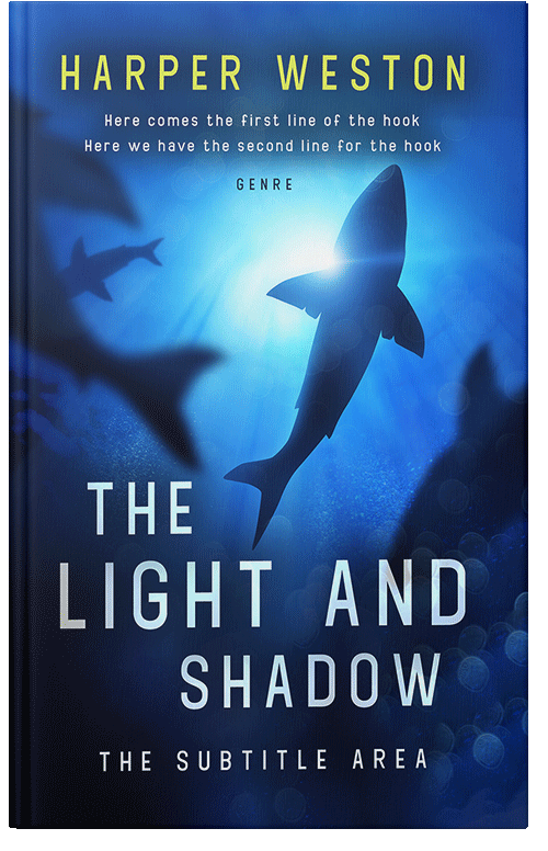 Front view of Premade Mystery & Thriller & Suspense Book Cover - Downriver