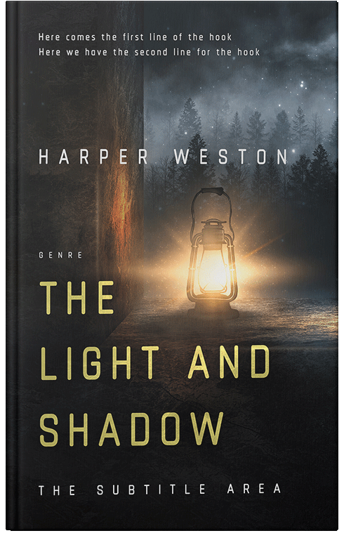 Front view of Premade Mystery & Thriller & Suspense Book Cover - Mine Shaft