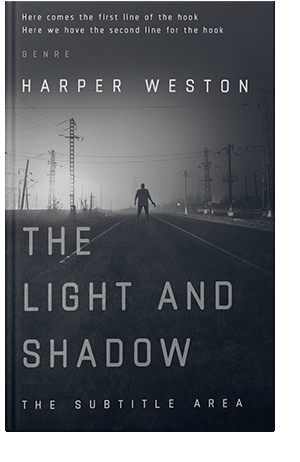 Pre Made Book Cover Ebony Clay