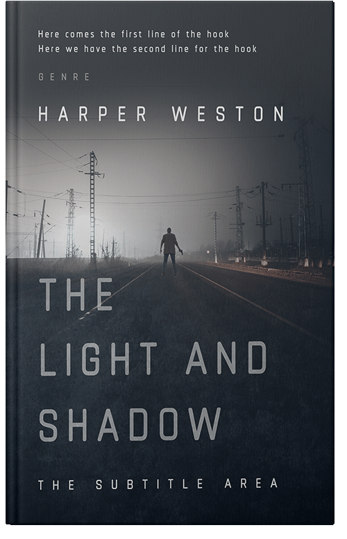 Front view of Premade Mystery & Thriller & Suspense Book Cover - Ebony Clay