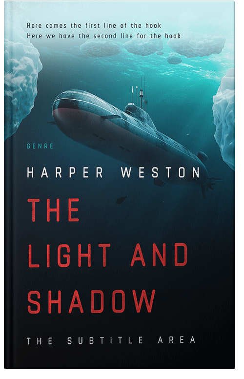 Front view of Premade Mystery & Thriller & Suspense Book Cover - Submarine