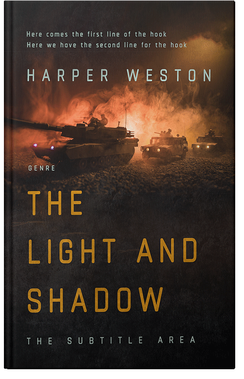 Front view of Premade Apocalyptica Book Cover - Night Rider