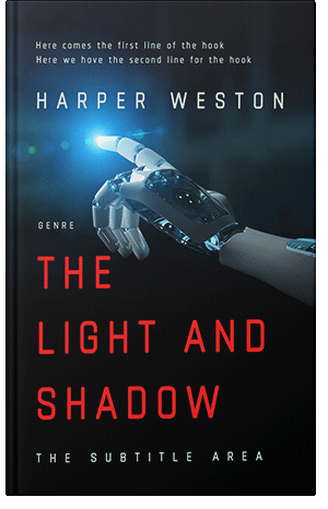 Premade Book Cover Ebony