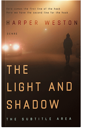 Pre Made Book Cover Deep Oak