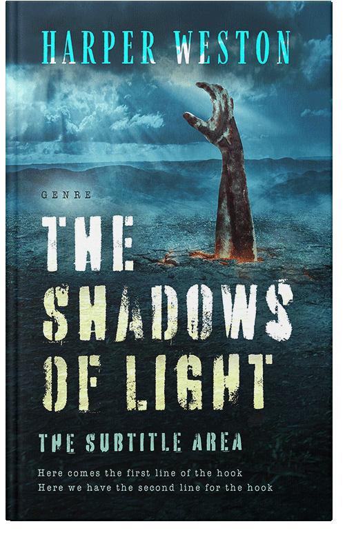 Front view of Premade Horror Book Cover - Big Stone