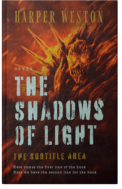 Front view of Premade Fantasy Book Cover - Paco