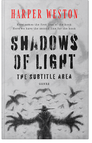 Premade Book Cover French Gray