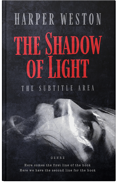 Front view of Premade Horror Book Cover - Old Rose