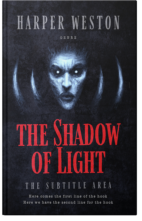 Front view of Premade Horror Book Cover - Vulcan