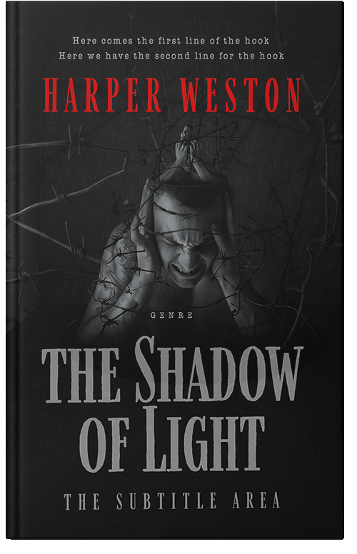 Front view of Premade Horror Book Cover - Cod Gray