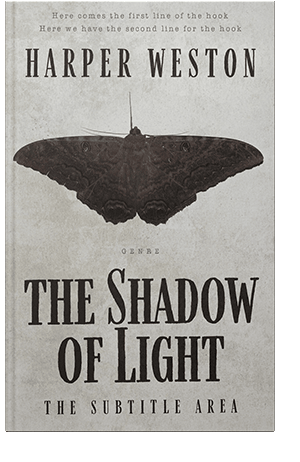 Pre Made Book Cover Mist Gray