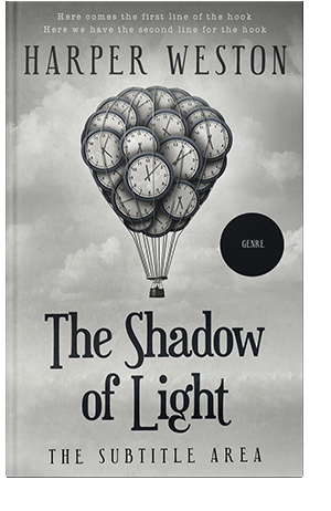 Pre Made Book Cover Gray Nickel