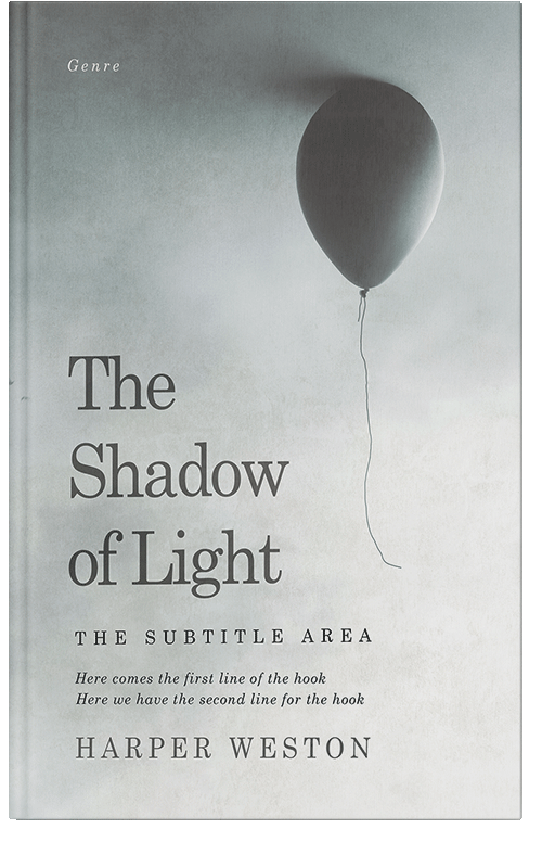 Front view of Premade Surreal Book Cover - Iron