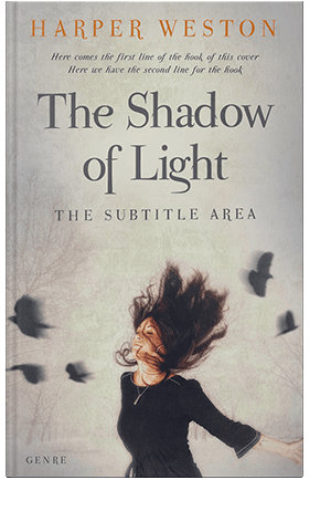 Pre Made Book Cover Swirl