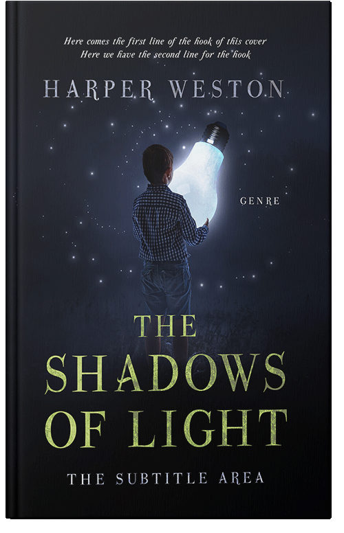 Front view of Premade Children's Book Cover - Vulcan