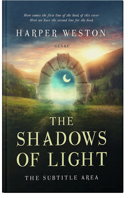 Front view of Premade Fantasy Book Cover - Pavlova