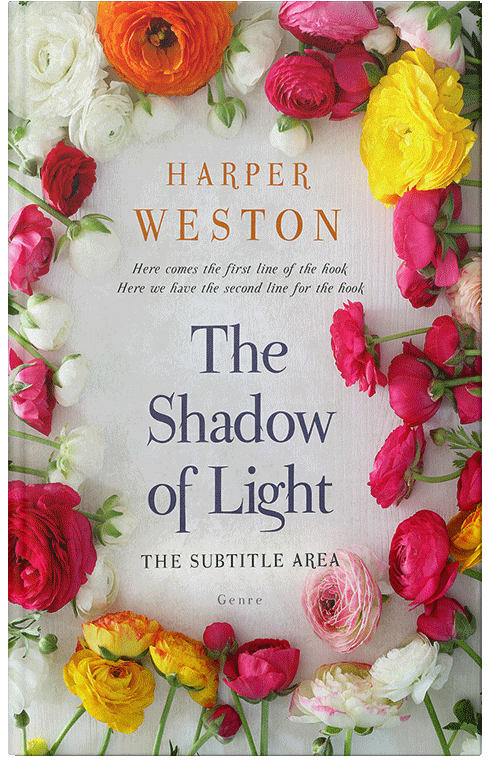 Front view of Premade Nature Book Cover - Timberwolf