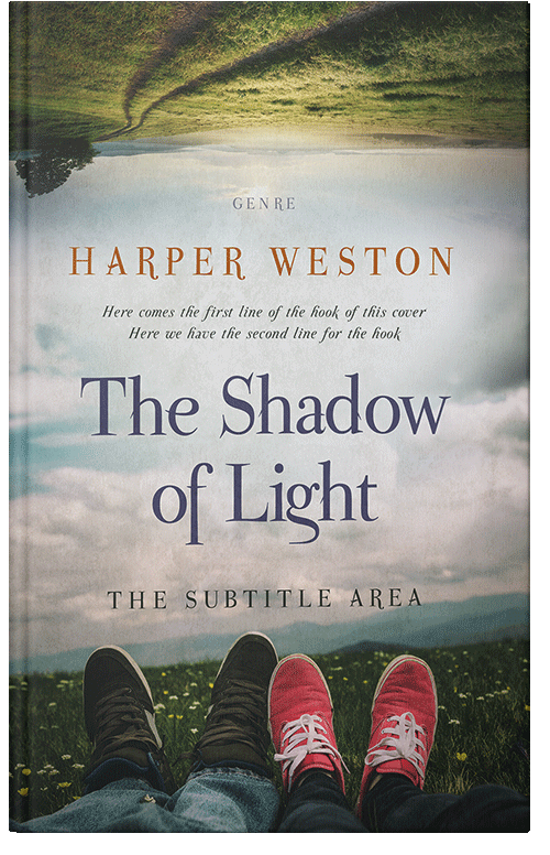 Front view of Premade Romance Book Cover - Timberwolf