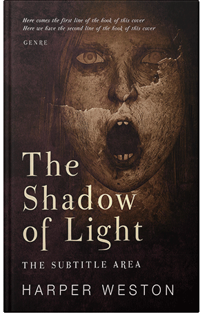 Premade Book Cover Coffee Bean