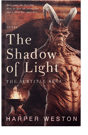 Pre Made Book Cover Tamarind