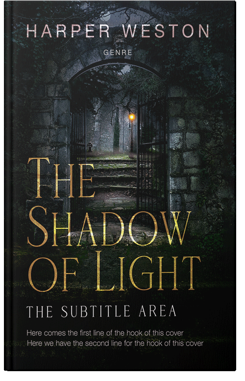 Front view of Premade Fantasy Book Cover - Woodsmoke