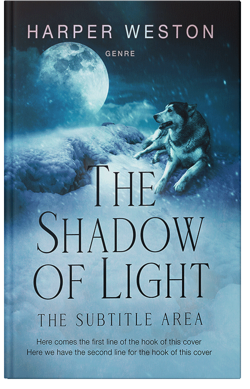 Front view of Premade Fantasy Book Cover - Half Baked